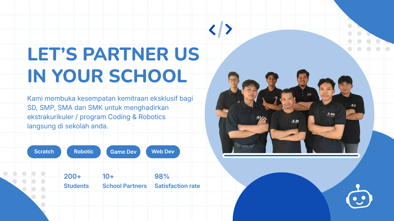 Partner with school — Robocode Education